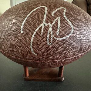 Joe Burrow signed Cincinnati Bengals QB autographed Wilson football w/COA - 938